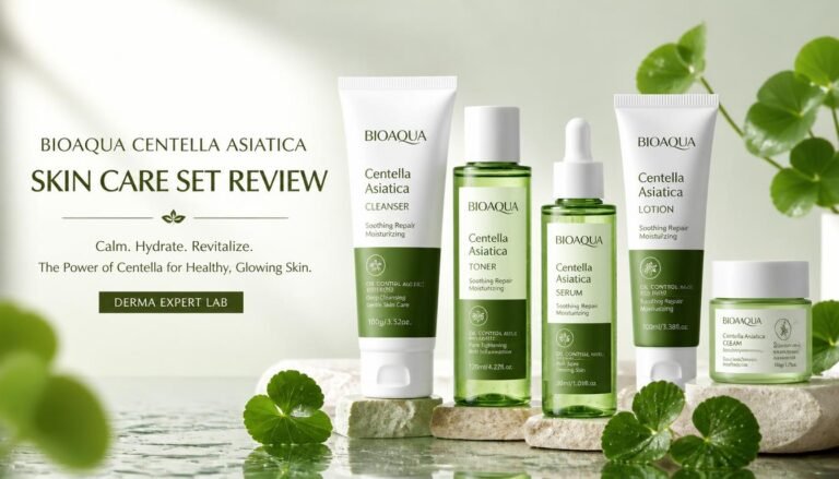BIOAQUA Centella Asiatica Skin Care Set - 5-piece moisturizing skincare kit